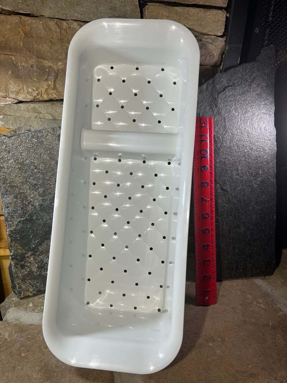 Kohler White Sink KOHLER Riverby Rinsing Colander with Cutting Board 1167299